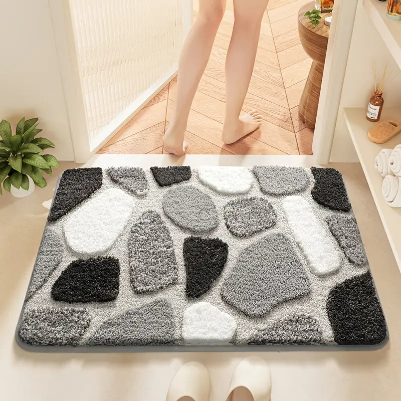 PebbleSoft Washable Rug – Ultra-Plush Non-Slip Microfiber Mat 4