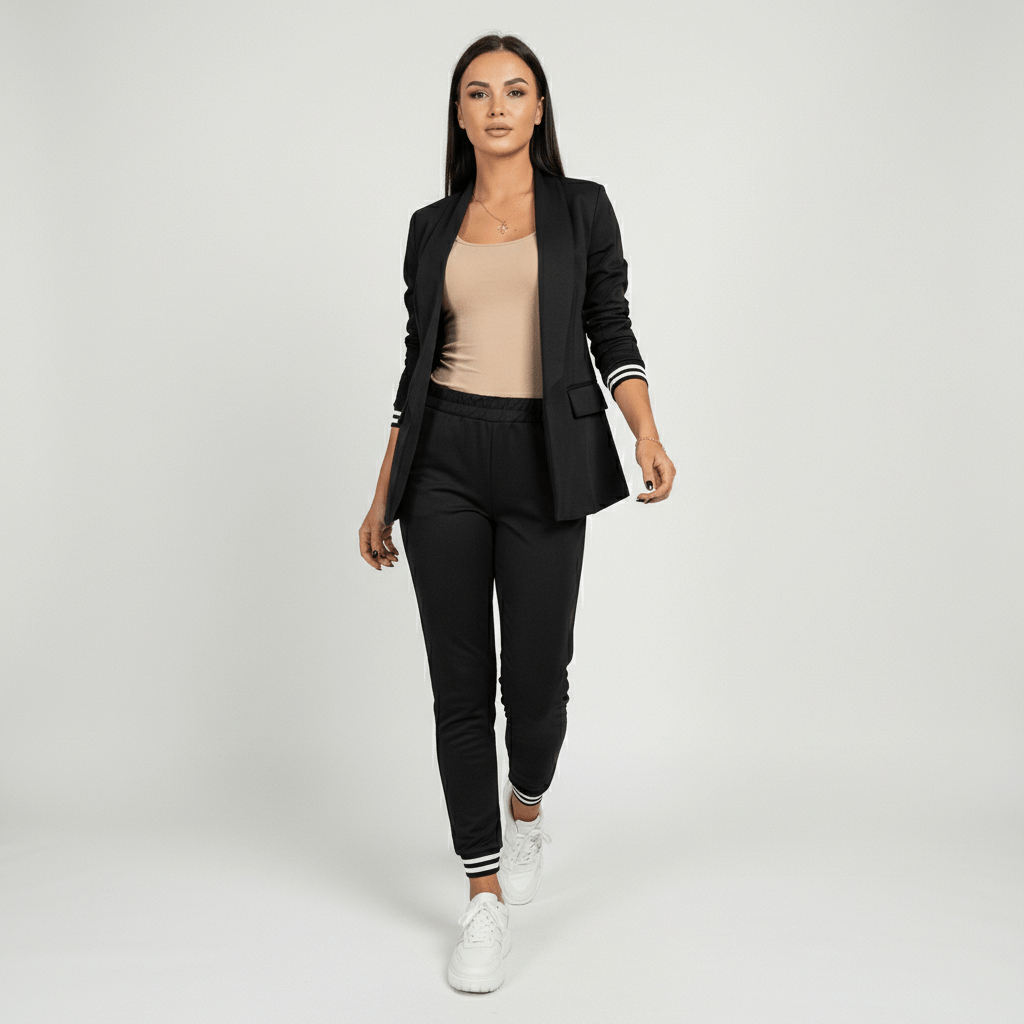 Aida Two Piece Set Blazer and Tapered Pants