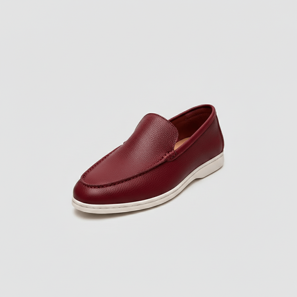 Bertram Minimal Slip-On Loafers with Comfort Sole