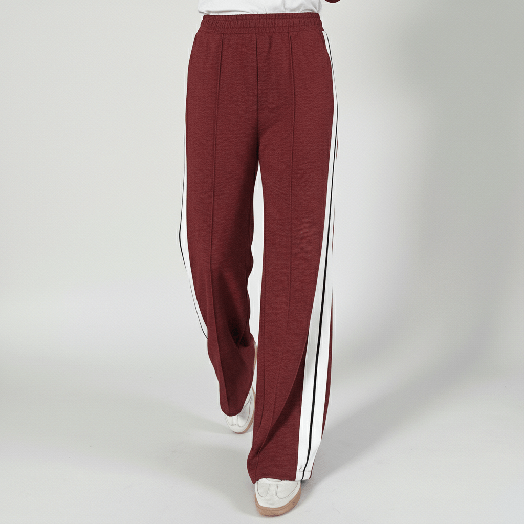 Caitlin Two Piece Set Blazer and Wide Leg Stripe Pants