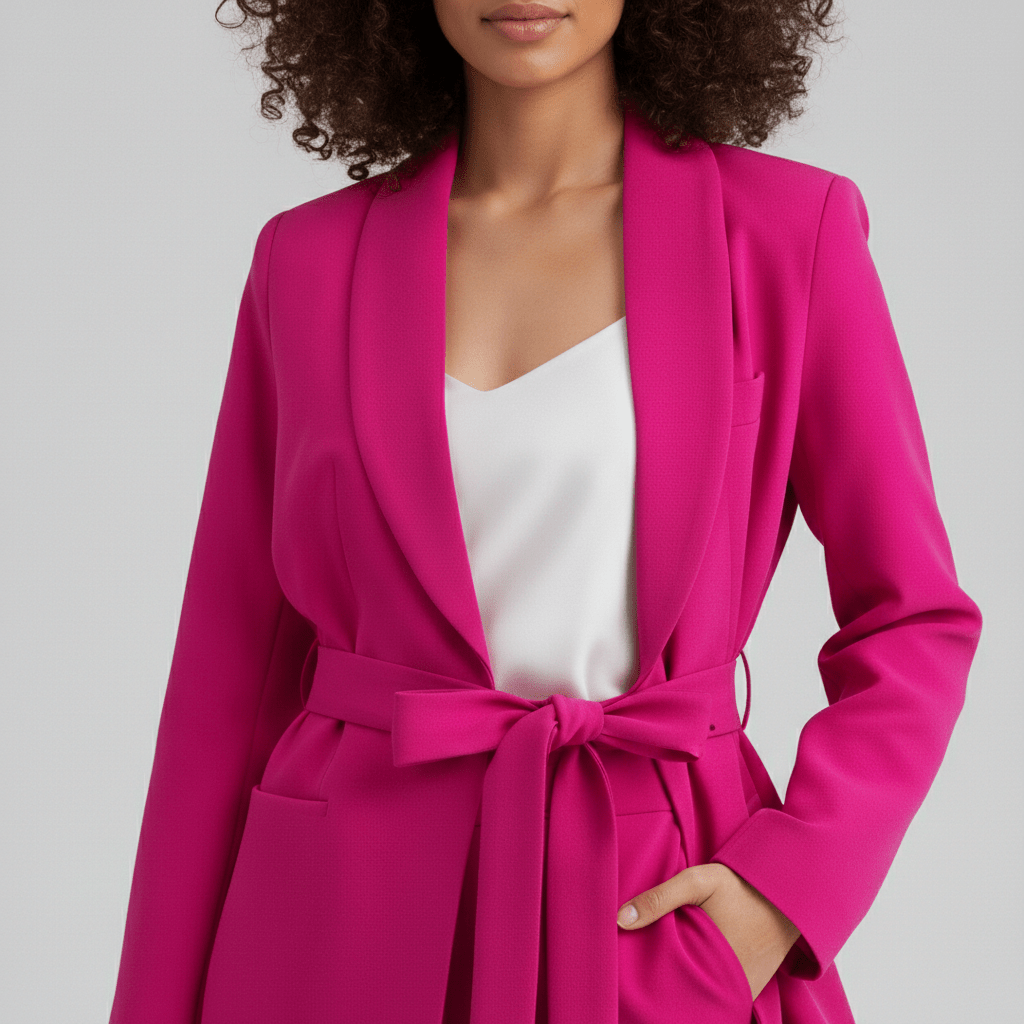 Celestine Two Piece Set Belted Blazer and Wide Leg Pants