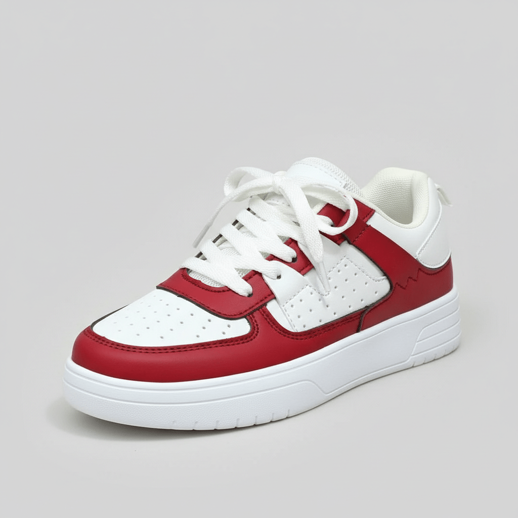 Cherie Trend Style Sneakers with Platform Sole