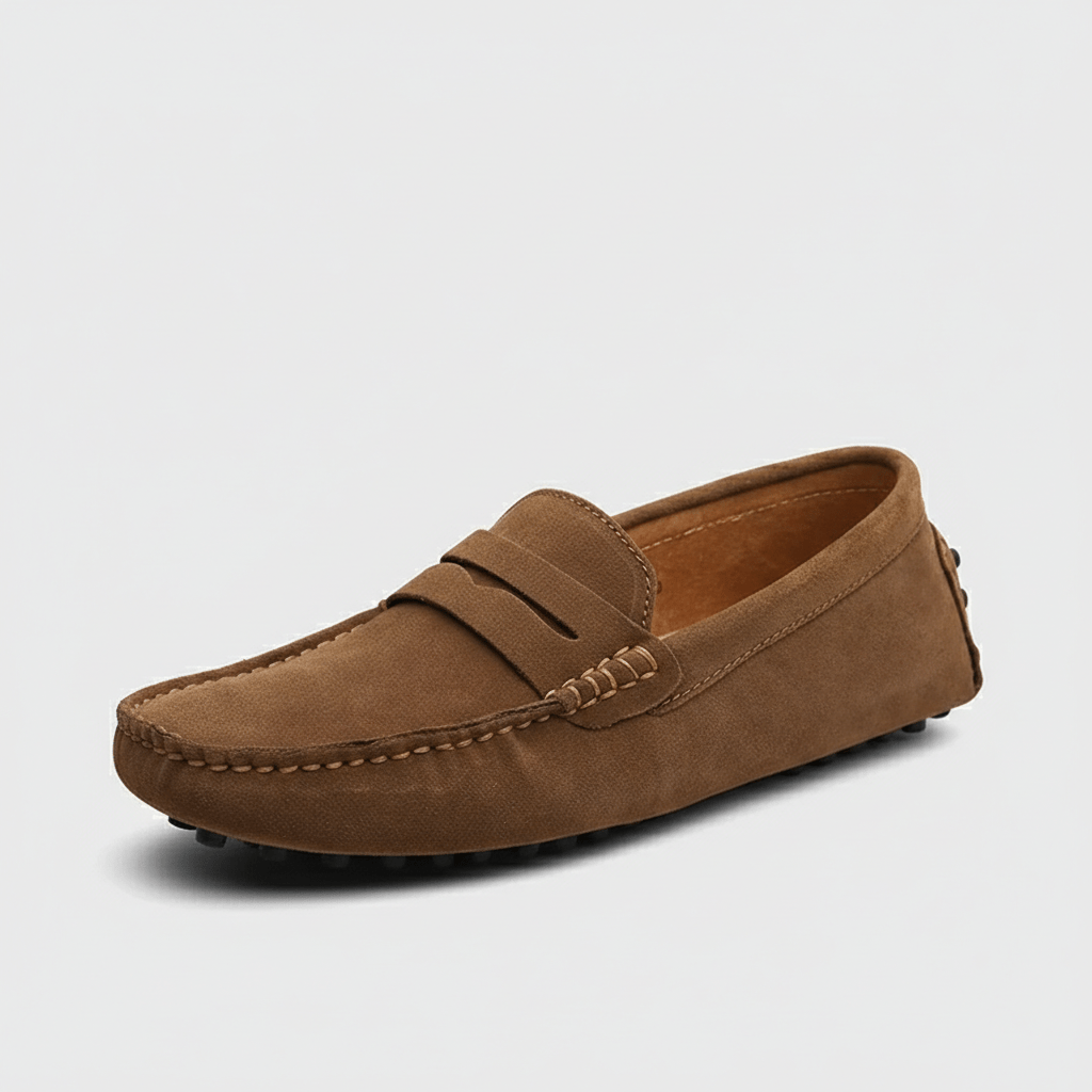 Darren Classic Driving Loafers with Flexible Grip Sole