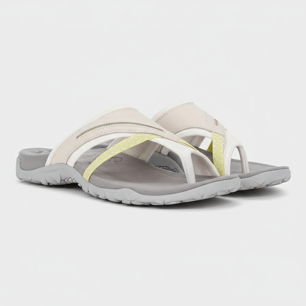 Delia Slip-On Thong Sandals with Cushioned Sole