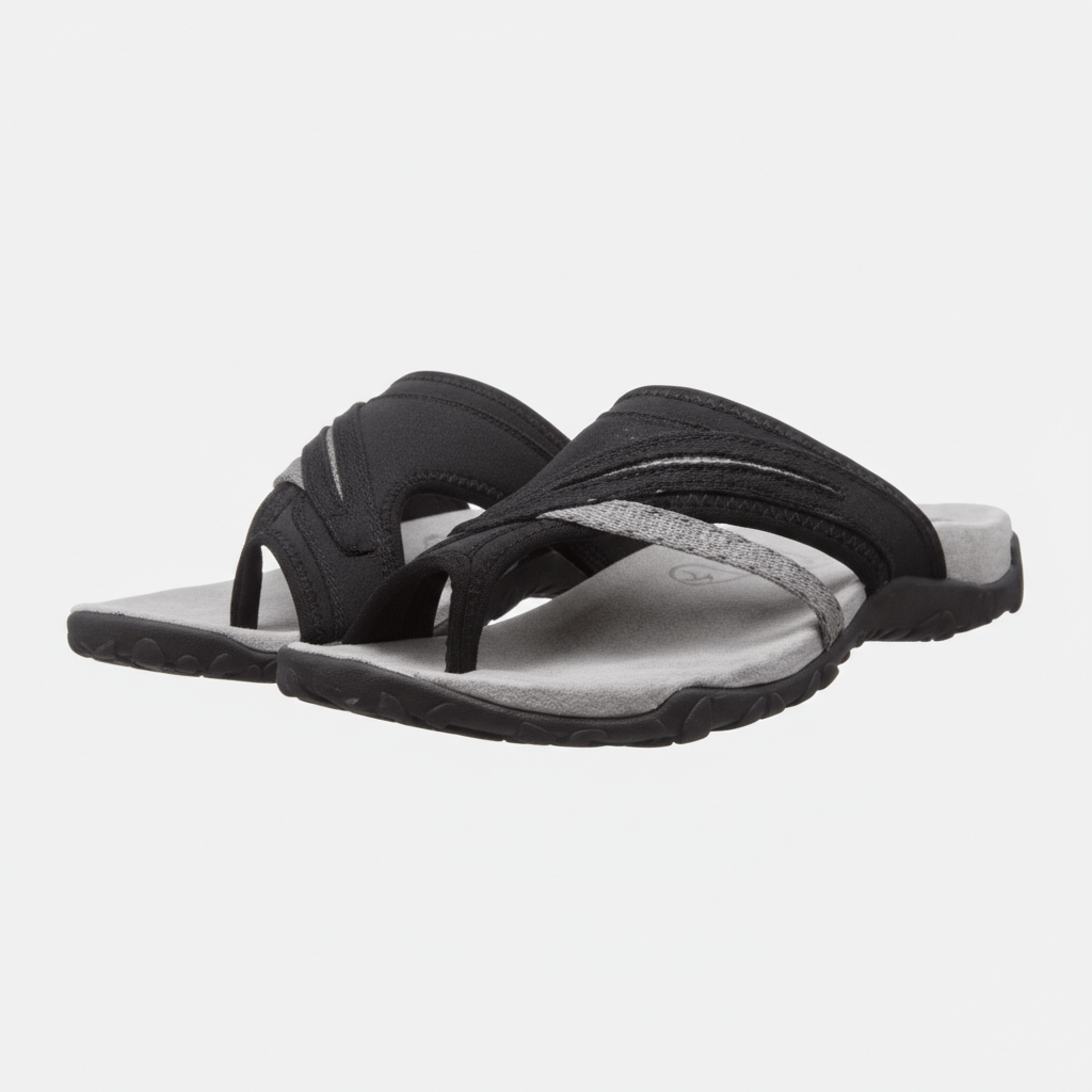 Delia Slip-On Thong Sandals with Cushioned Sole