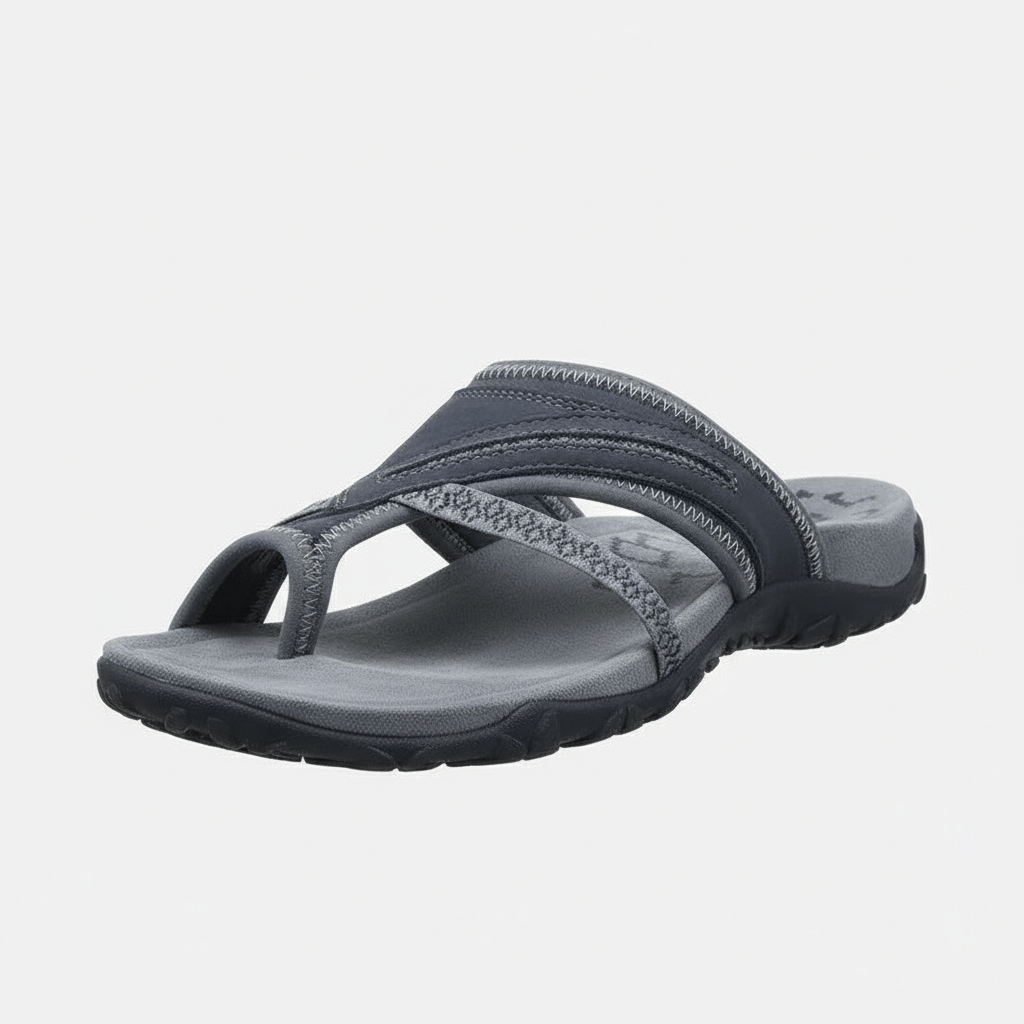Delia Slip-On Thong Sandals with Cushioned Sole