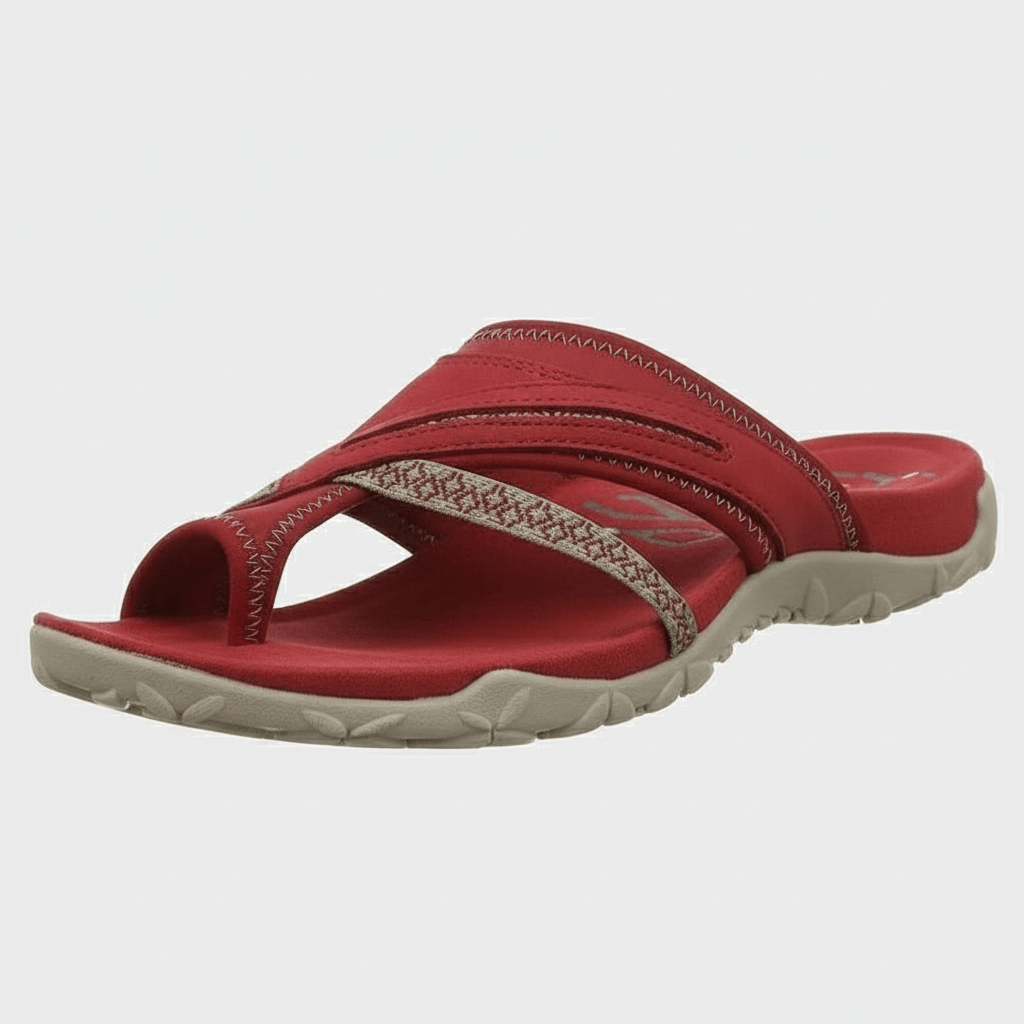 Delia Slip-On Thong Sandals with Cushioned Sole