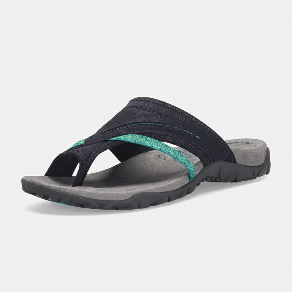 Delia Slip-On Thong Sandals with Cushioned Sole