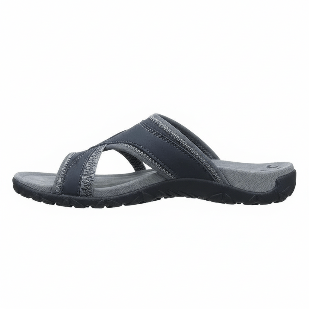 Delia Slip-On Thong Sandals with Cushioned Sole