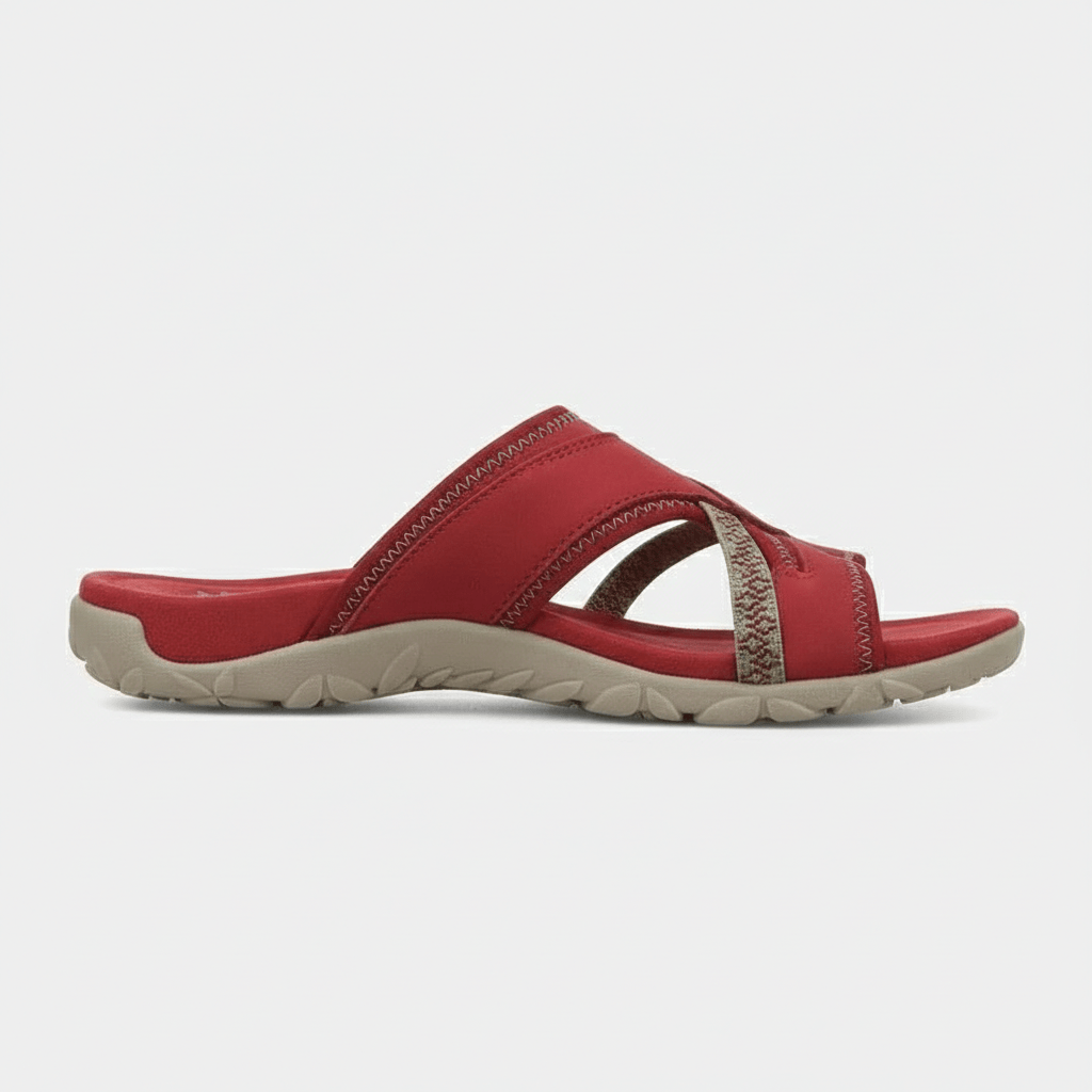 Delia Slip-On Thong Sandals with Cushioned Sole