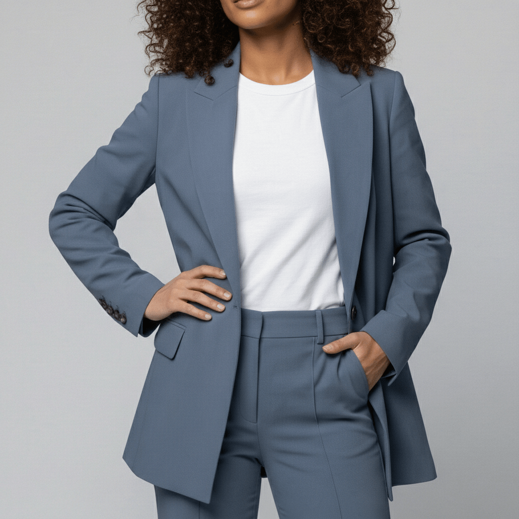 Effie Two Piece Set Blazer and Straight Leg Pants