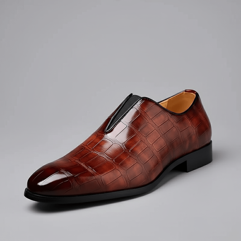 Granville Formal Slip-On Loafers with Structured Sole