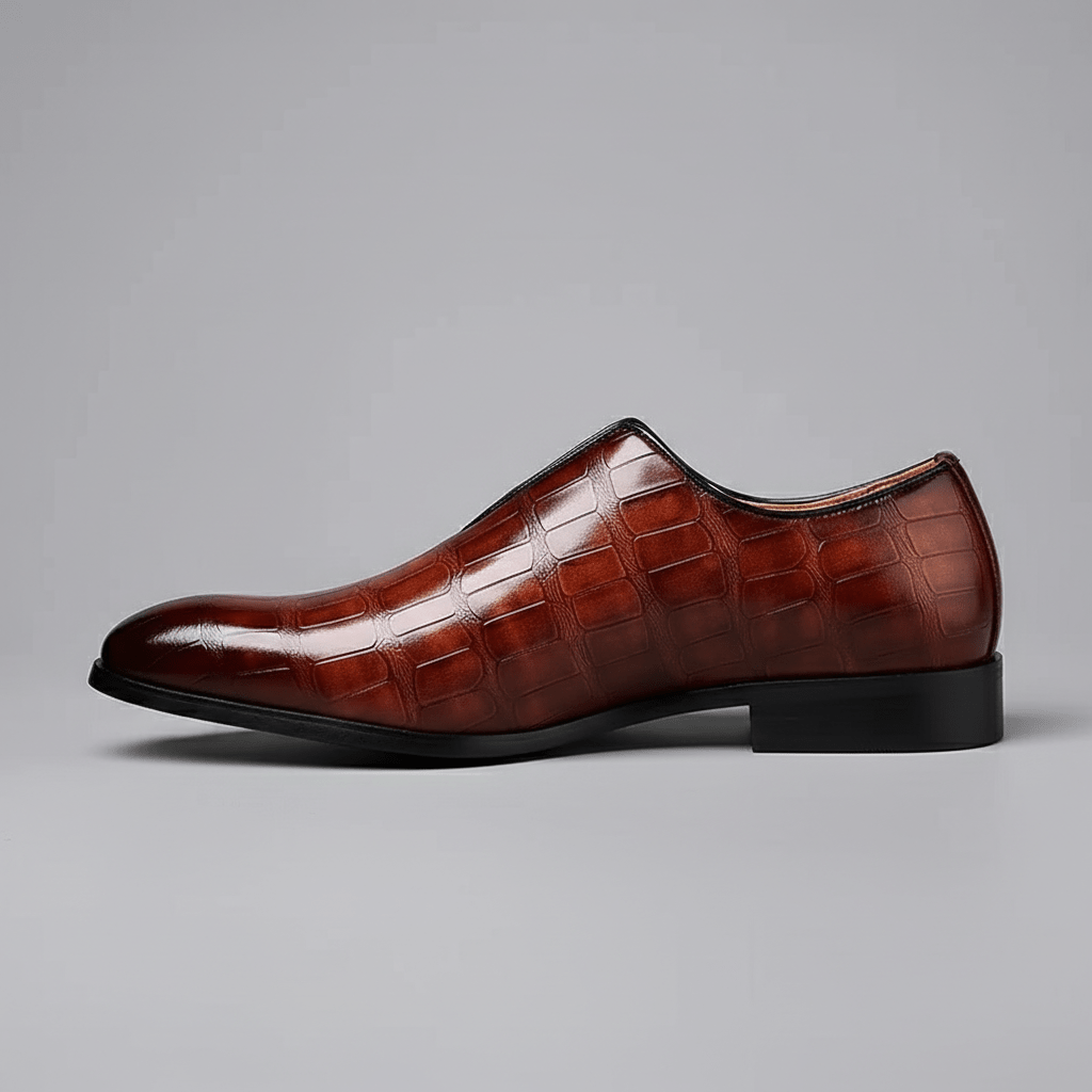 Granville Formal Slip-On Loafers with Structured Sole