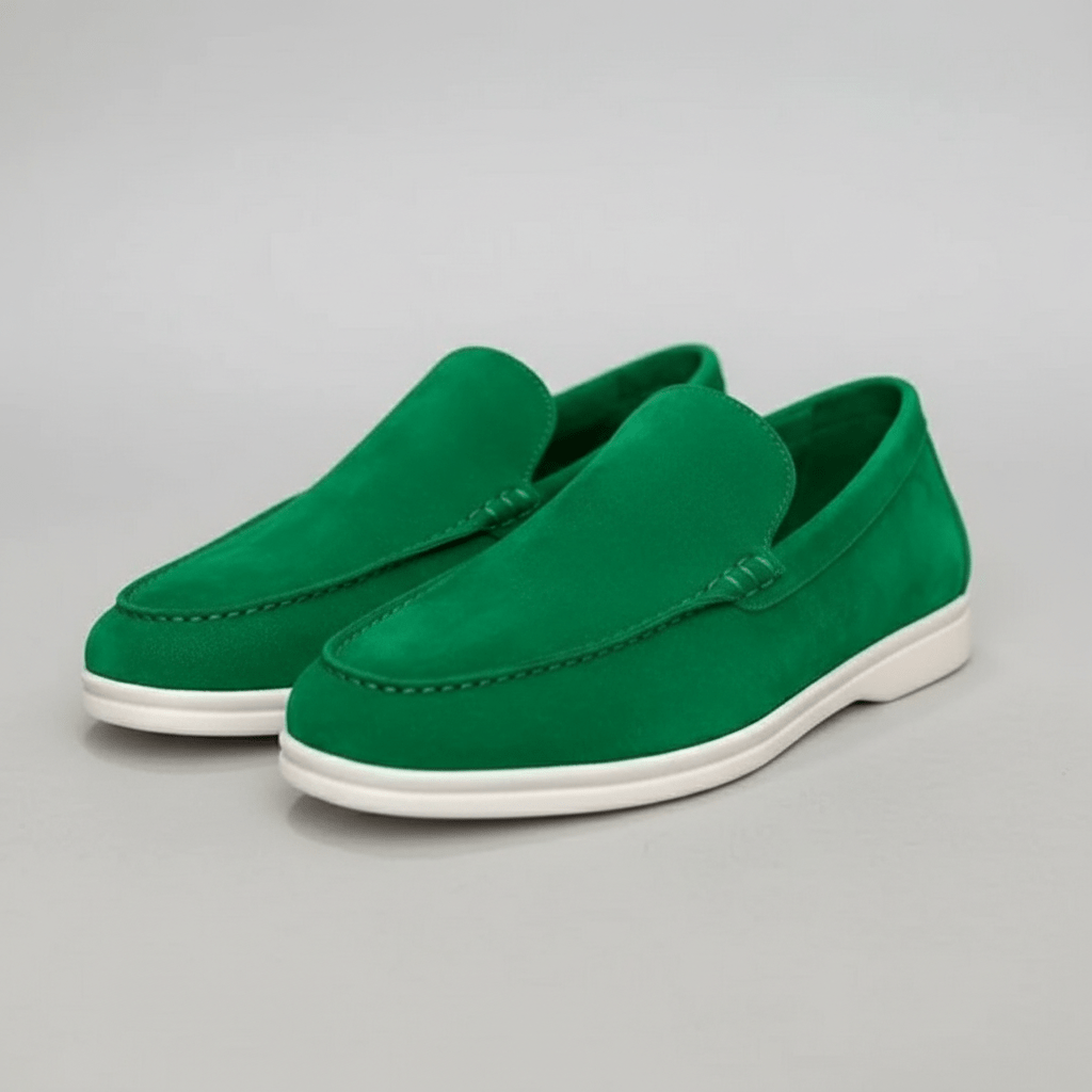 Grayson Minimal Slip-On Loafers with Lightweight Comfort Sole