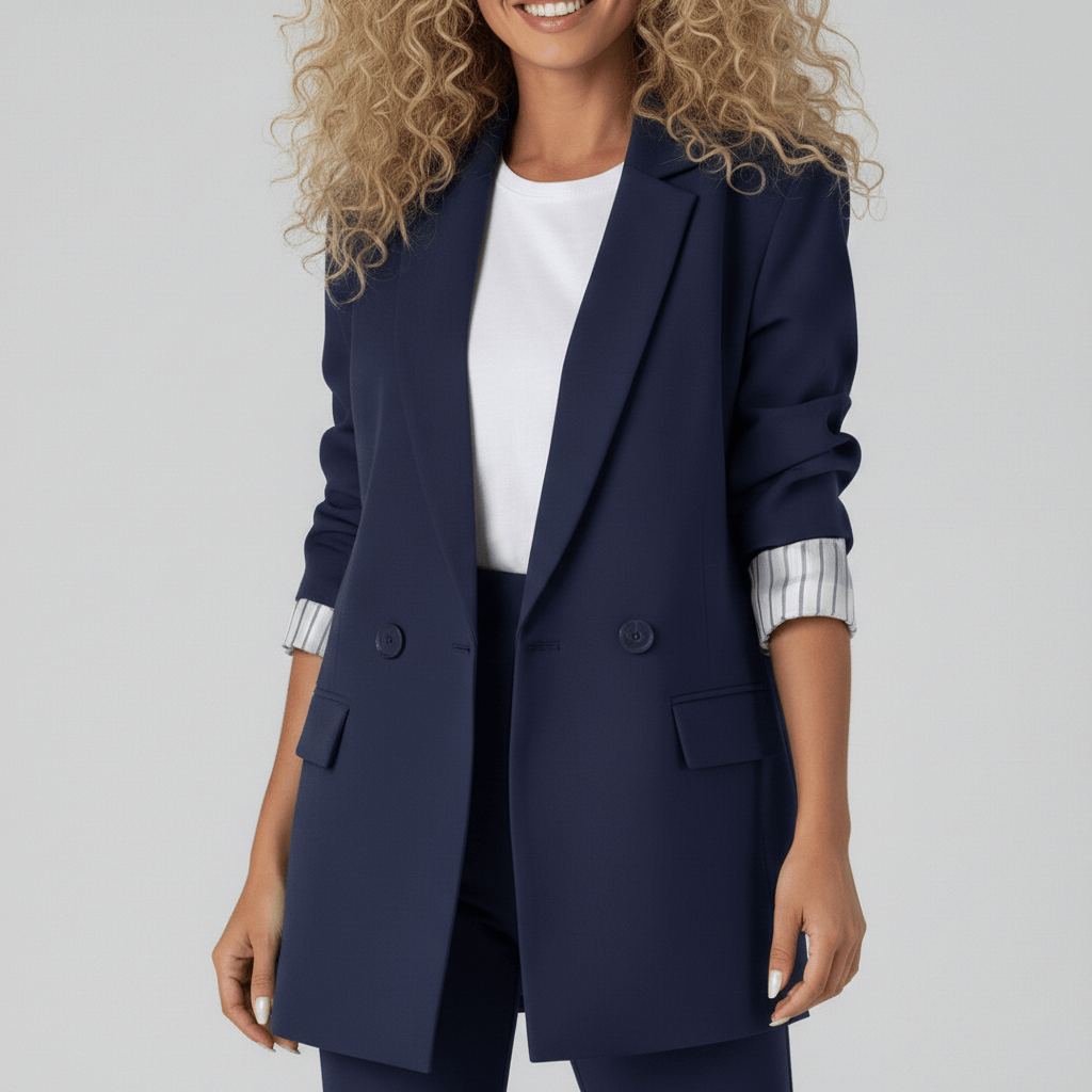 Hadley Two Piece Set Tailored Blazer and Wide Leg Pants
