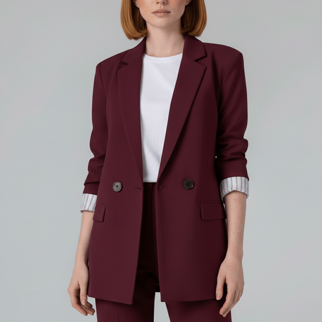 Hadley Two Piece Set Tailored Blazer and Wide Leg Pants