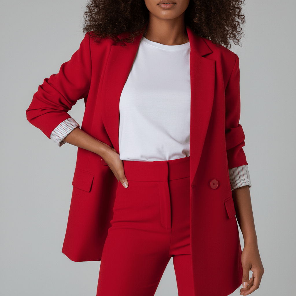 Hadley Two Piece Set Tailored Blazer and Wide Leg Pants