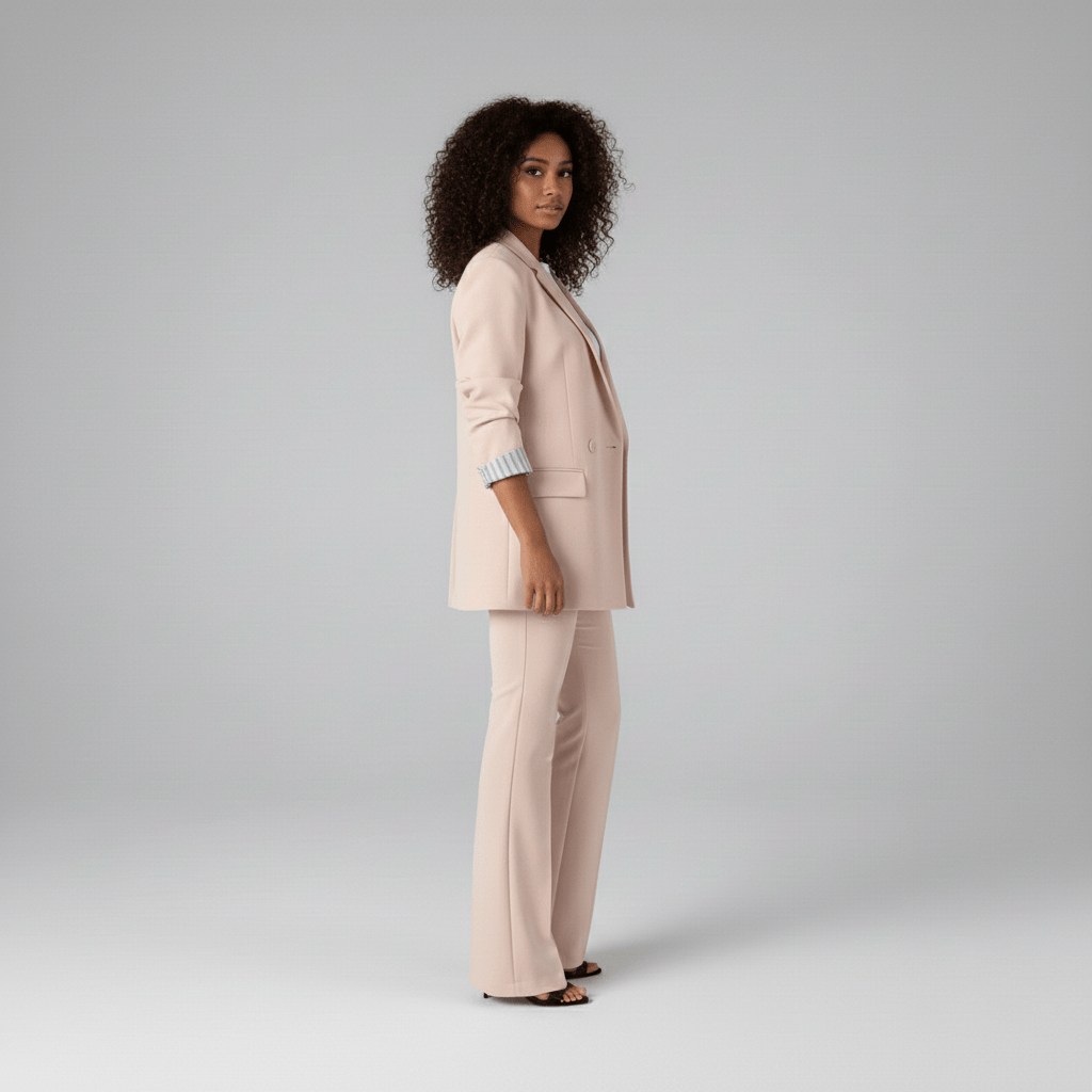 Hadley Two Piece Set Tailored Blazer and Wide Leg Pants