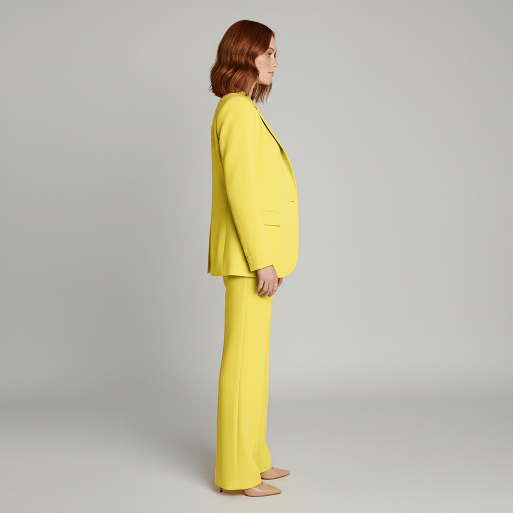 Hazel Two Piece Set Tailored Blazer and Wide-Leg Pants