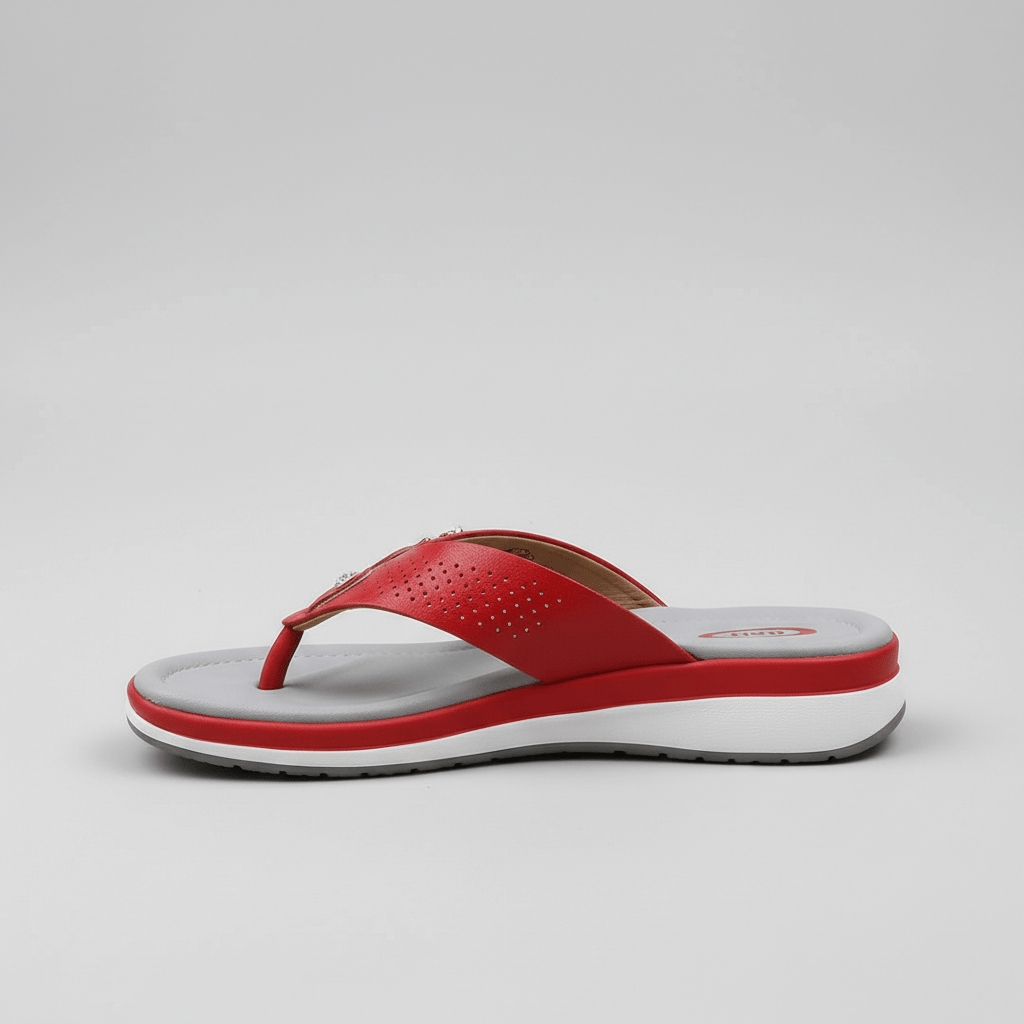 Jayda Slip-On Thong Sandals with Decorative Strap