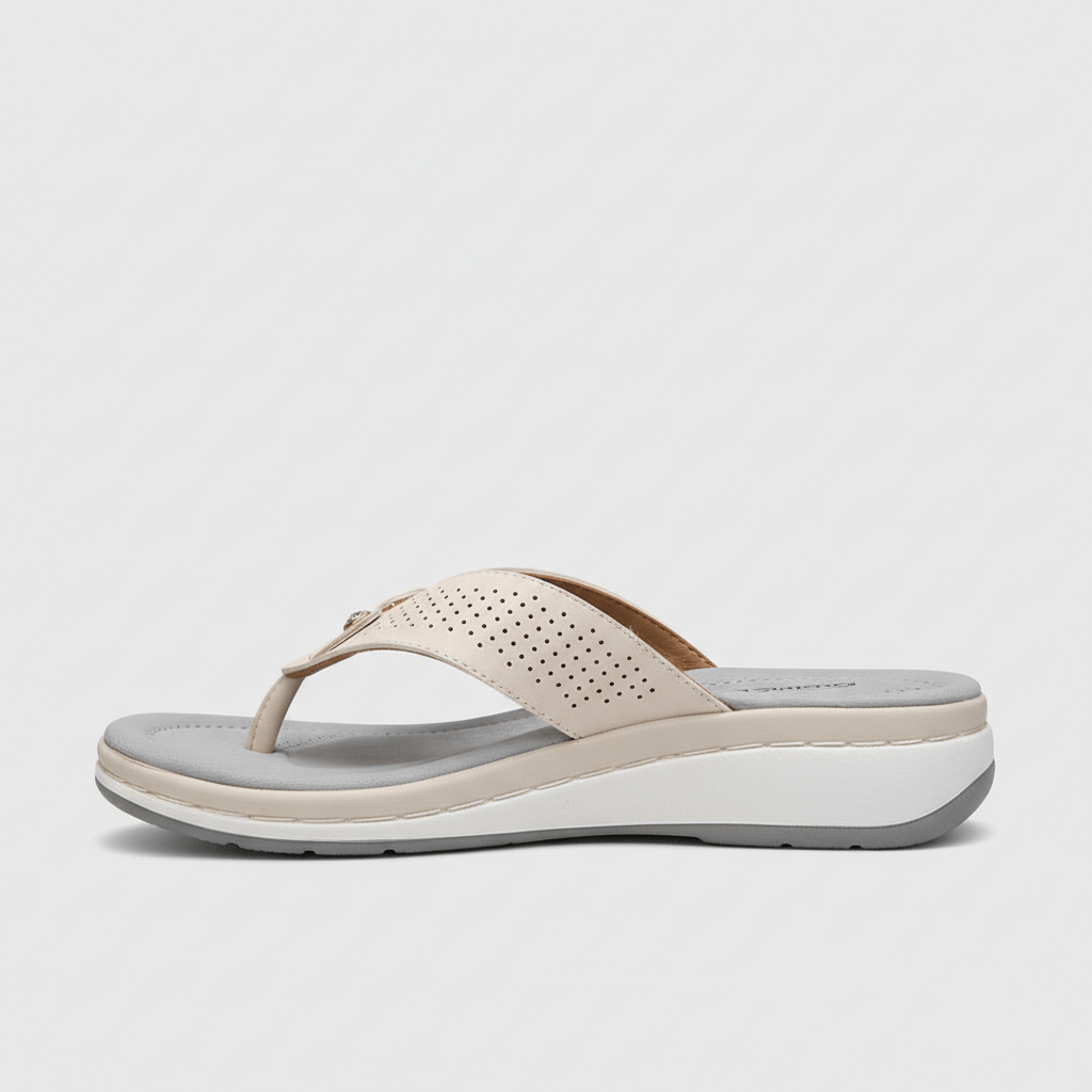 Jayda Slip-On Thong Sandals with Decorative Strap