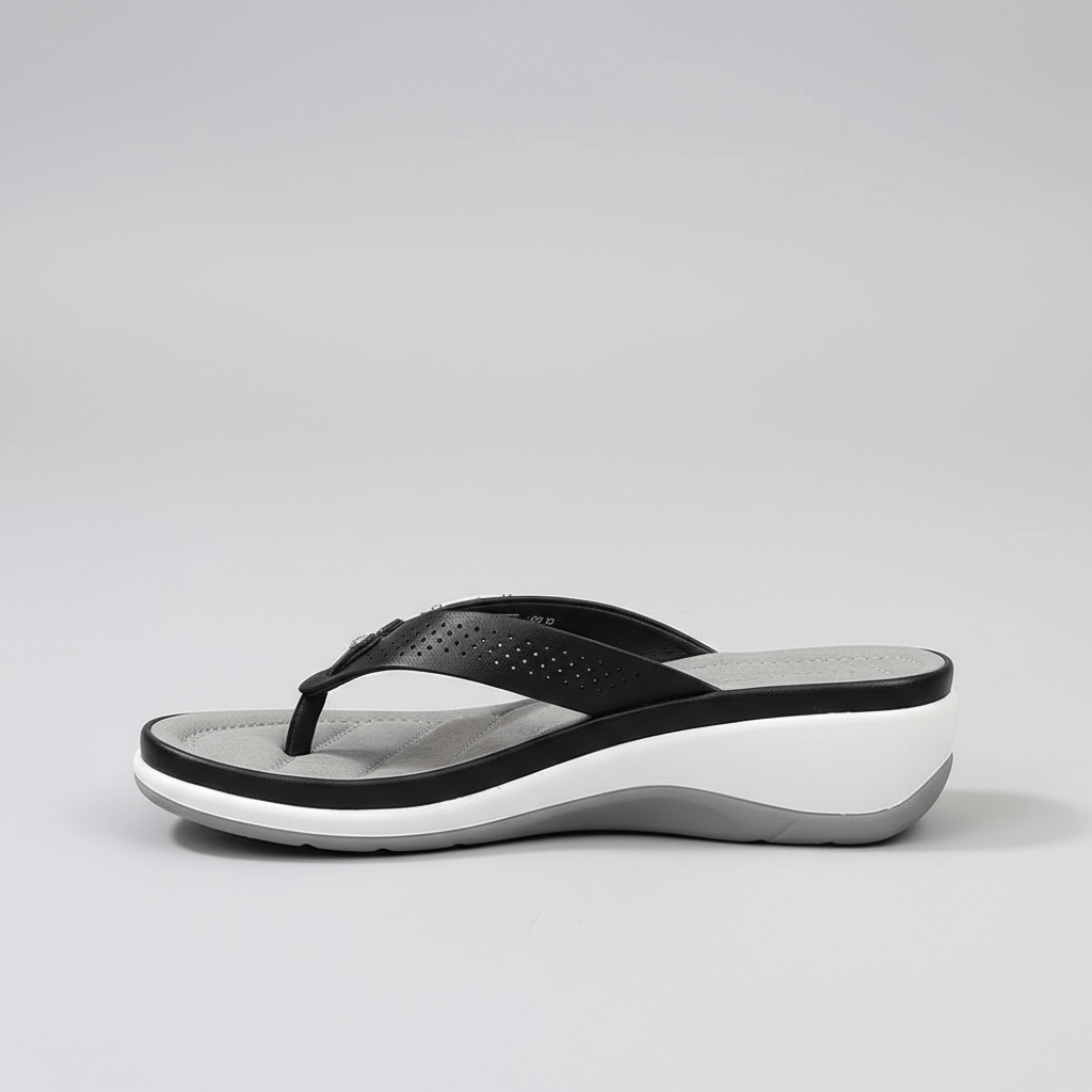 Jayda Slip-On Thong Sandals with Decorative Strap