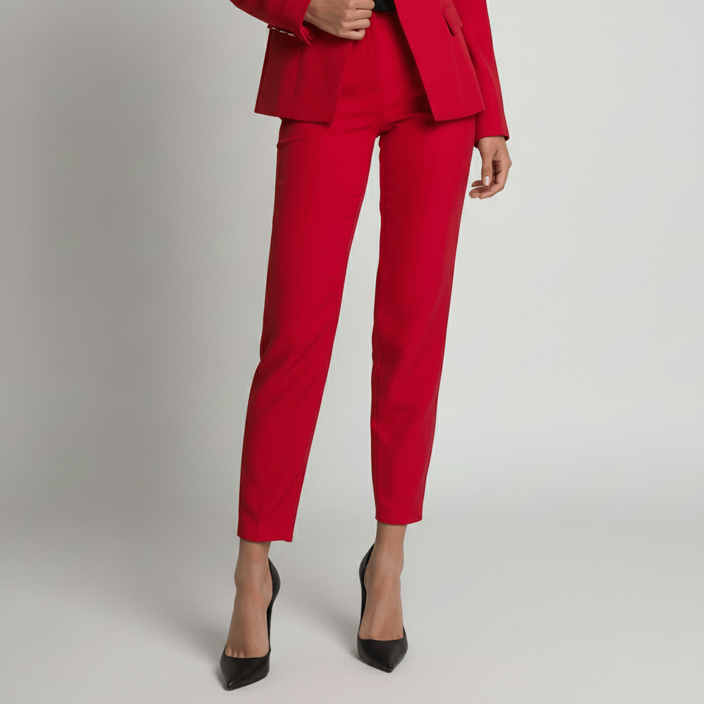 Keira Two Piece Set Double-Breasted Blazer and Slim Fit Pants