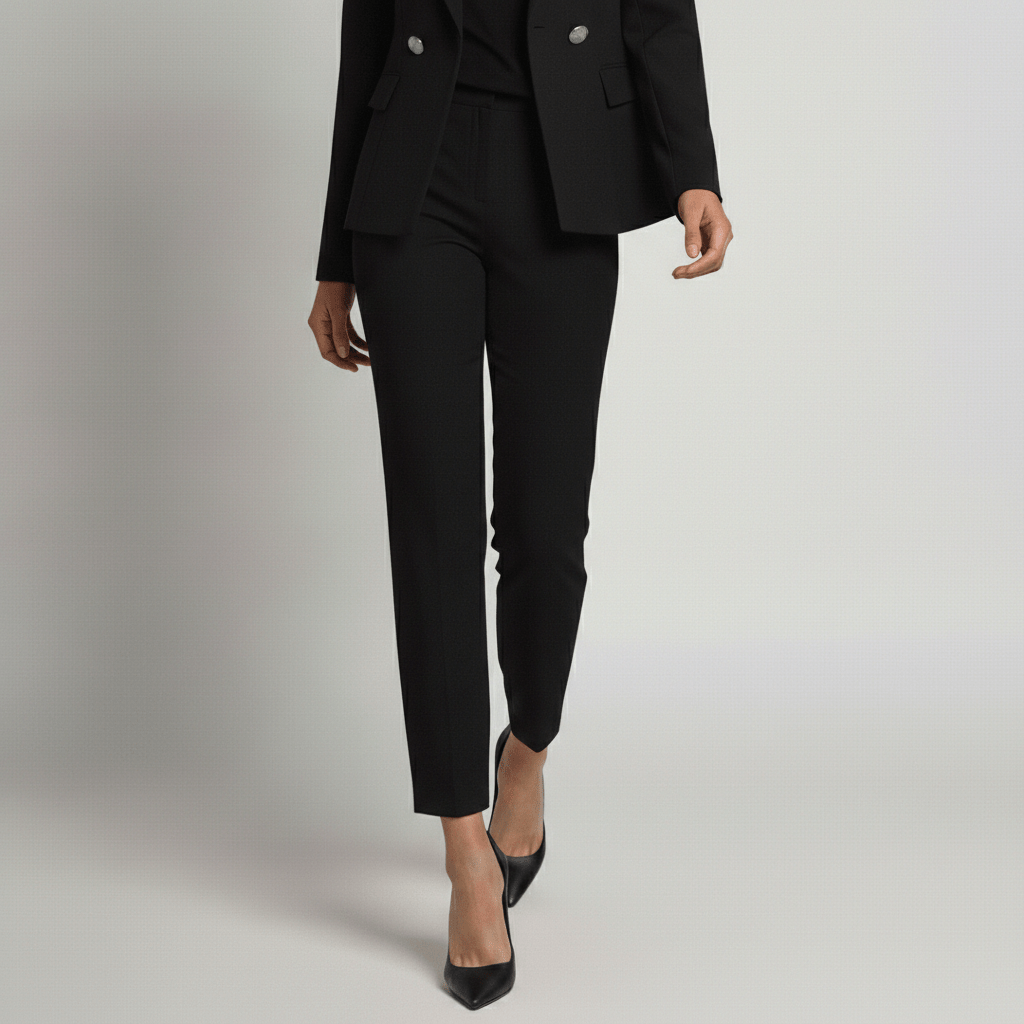 Keira Two Piece Set Double-Breasted Blazer and Slim Fit Pants