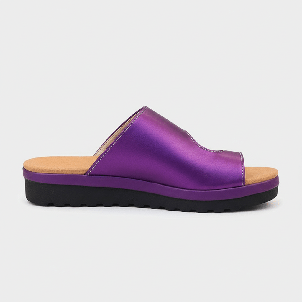 Kira Toe Loop Sandals Slip On Platform Sandals