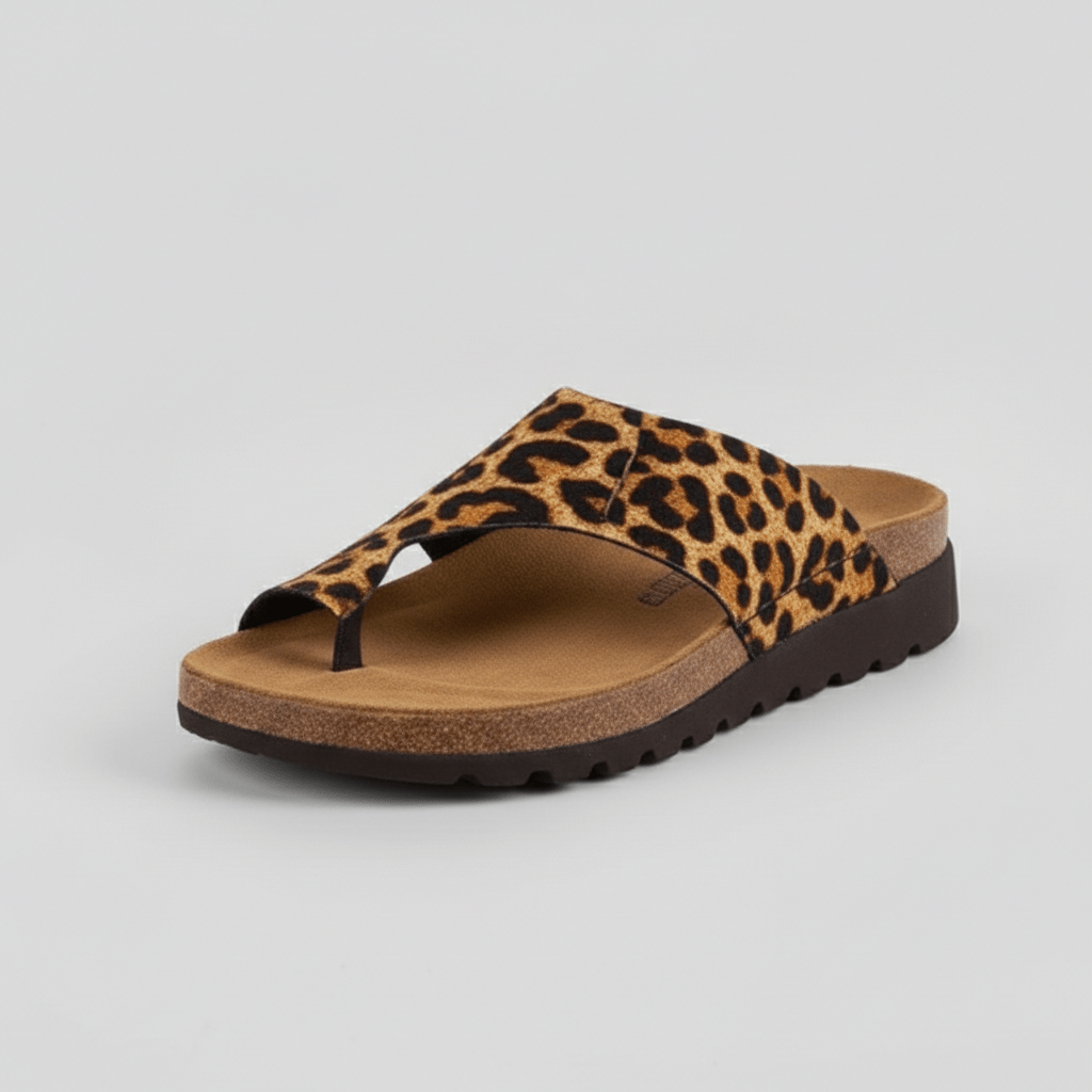 Kira Toe Loop Sandals Slip On Platform Sandals