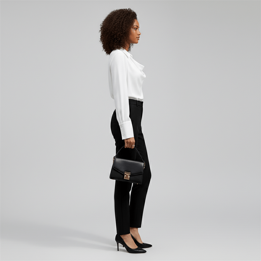 Lenora Cowl Neck Blouse with Long Sleeves