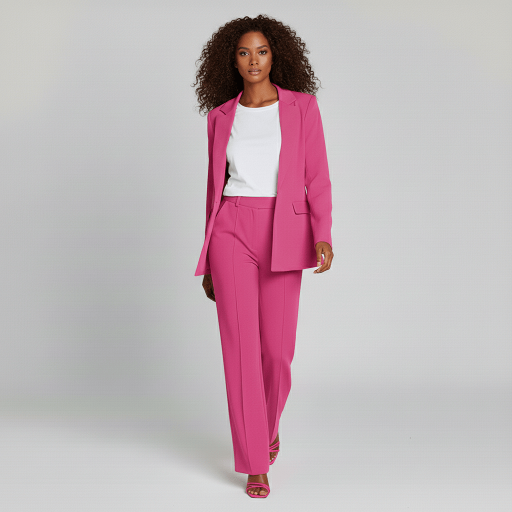 Livia Two Piece Set Oversized Blazer and Wide Leg Pants