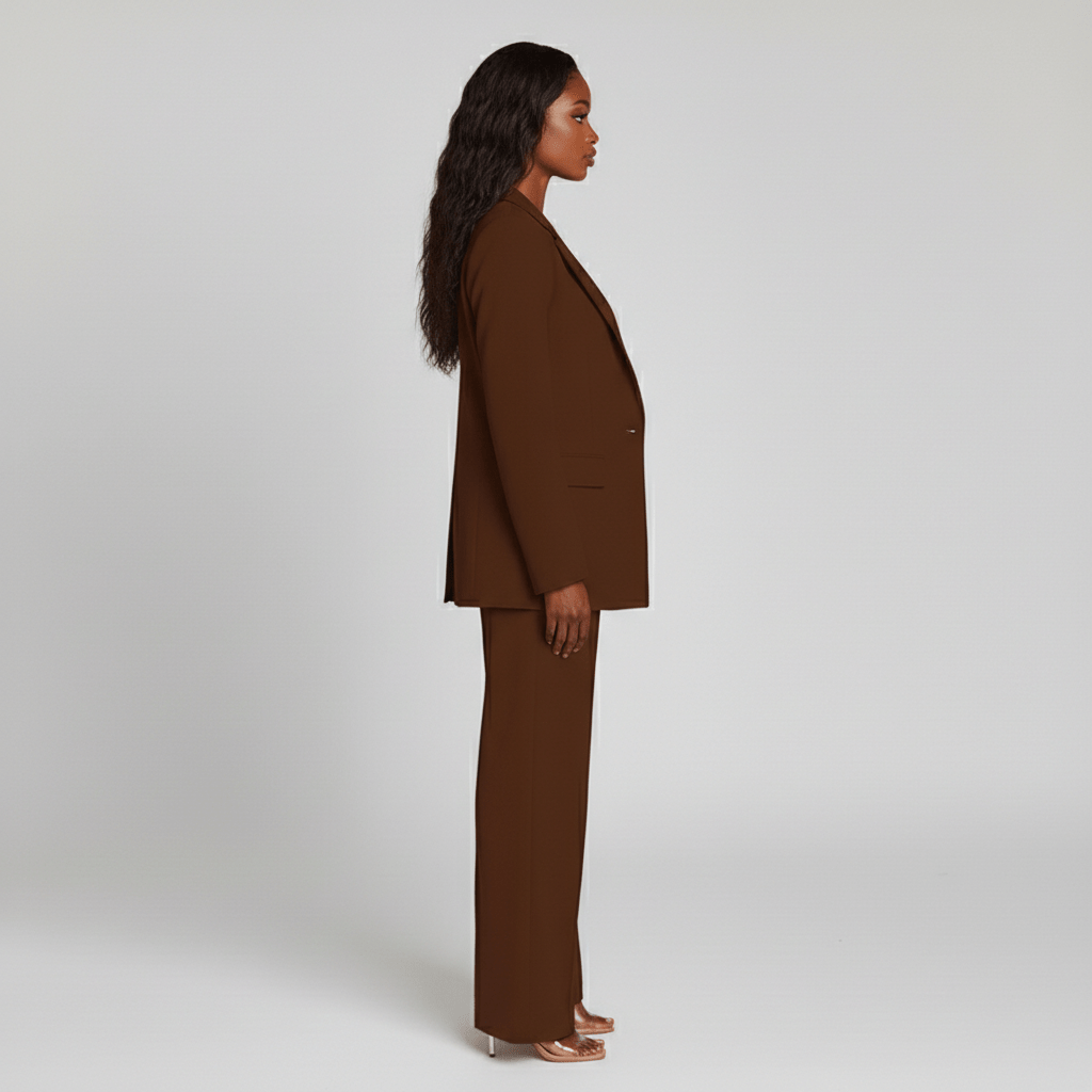 Livia Two Piece Set Oversized Blazer and Wide Leg Pants