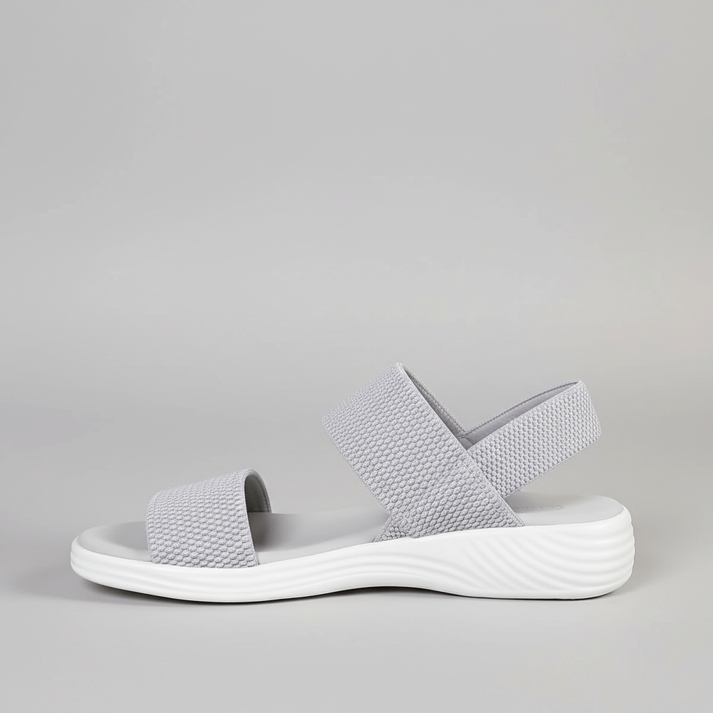 Maggie Elastic Strap Sandals Slip On Platform Sandals