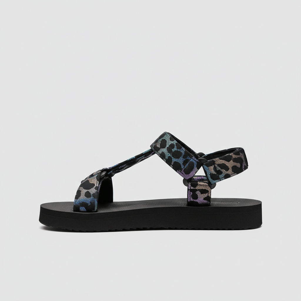 Ottilie Hook and Loop Strap Sandals Platform Sandals