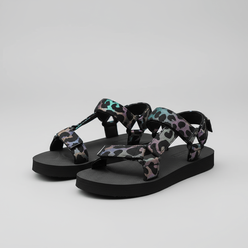 Ottilie Hook and Loop Strap Sandals Platform Sandals