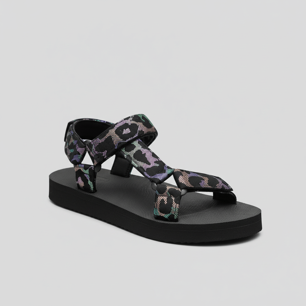 Ottilie Hook and Loop Strap Sandals Platform Sandals