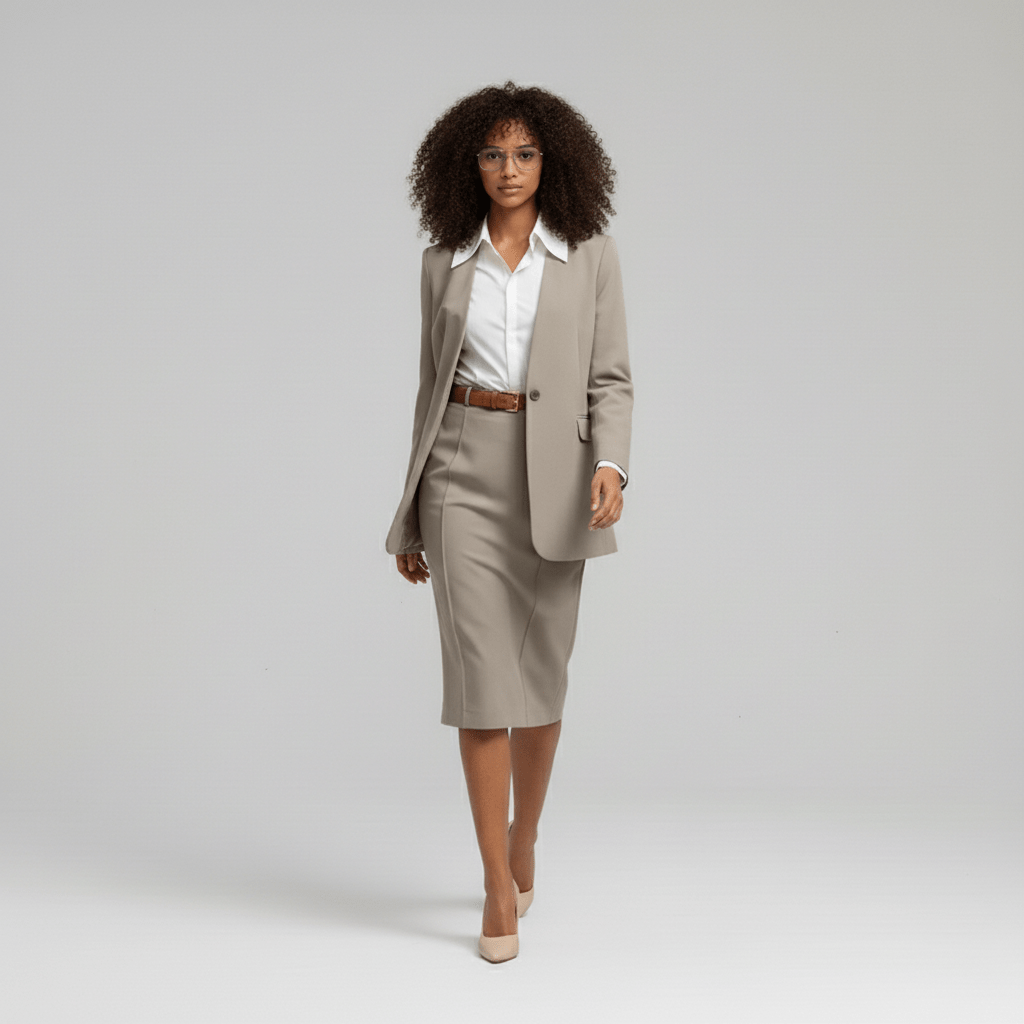 Remi Two Piece Set Tailored Blazer and Pencil Skirt