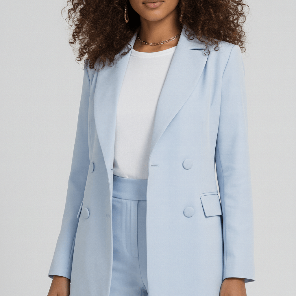 Tracy Two Piece Set Blazer and High Waist Wide Leg Pants