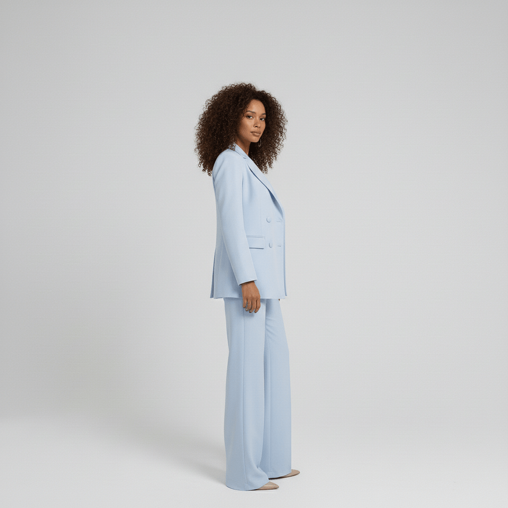 Tracy Two Piece Set Blazer and High Waist Wide Leg Pants