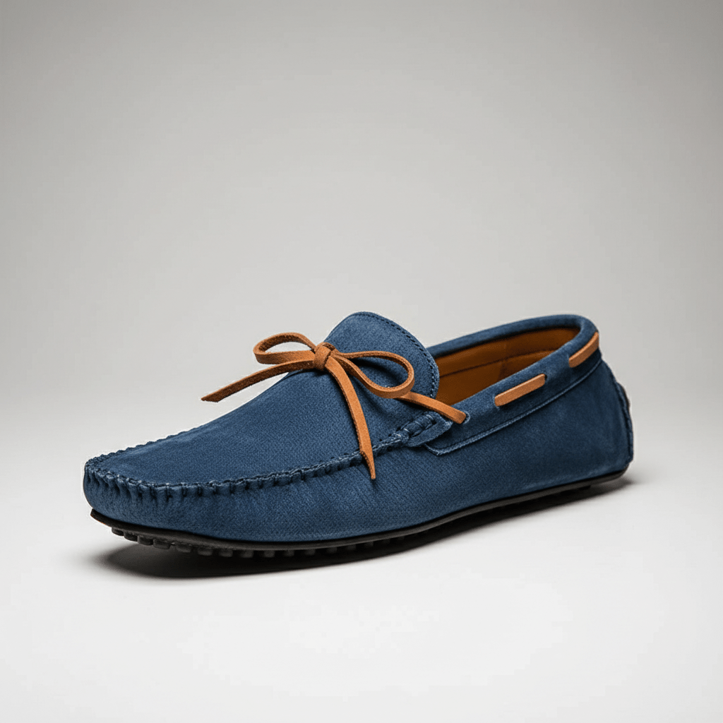 Trevor Bow Detail Driving Loafers with Flexible Grip Sole