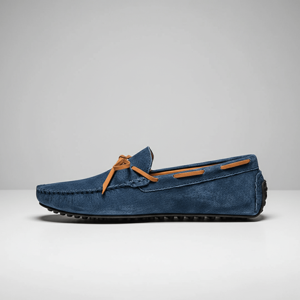 Trevor Bow Detail Driving Loafers with Flexible Grip Sole