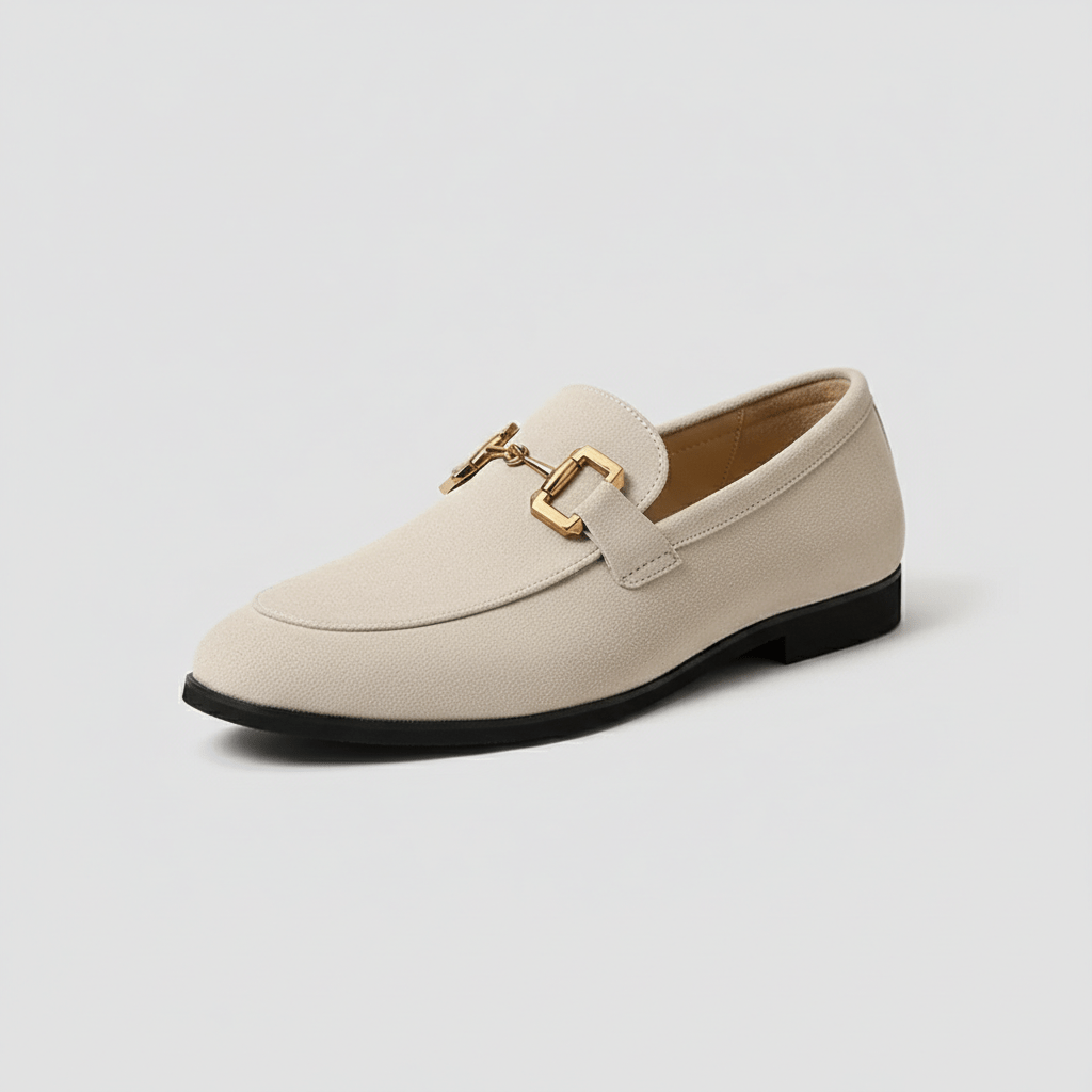 Tyler Metal Bit Slip-On Loafers with Classic Sole