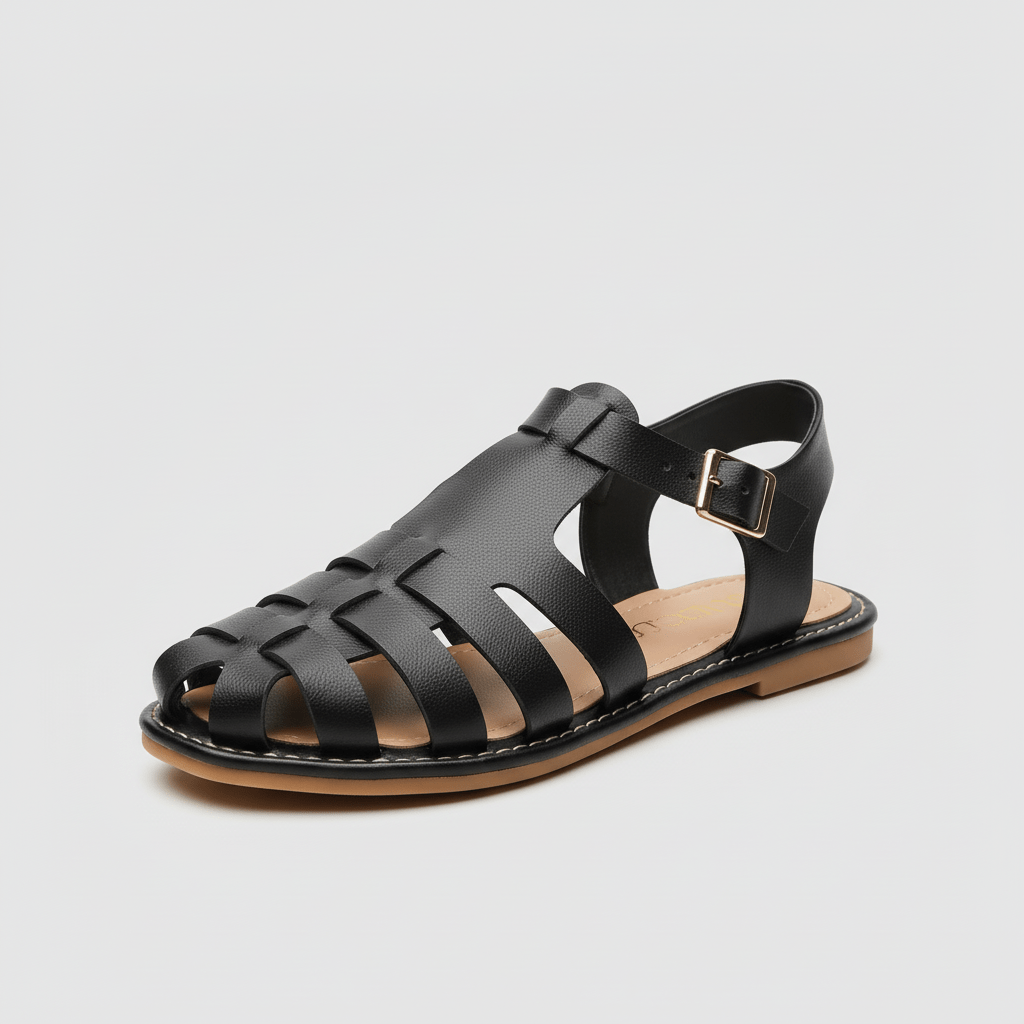Vanessa Fisherman Sandals Closed Toe Buckle Sandals