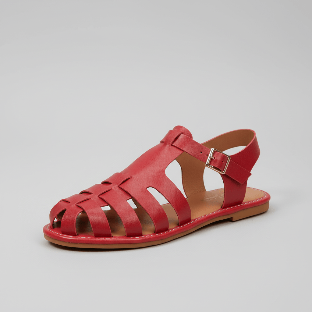 Vanessa Fisherman Sandals Closed Toe Buckle Sandals
