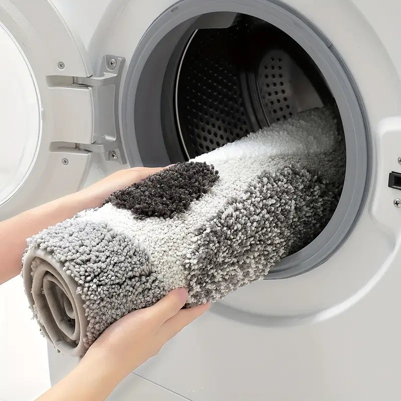 PebbleSoft Washable Rug – Ultra-Plush Non-Slip Microfiber Mat 6