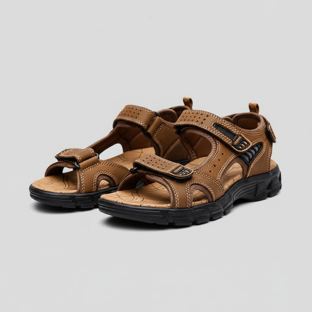 Brandon Hook and Loop Strap Sandals Outdoor Sport Sandals