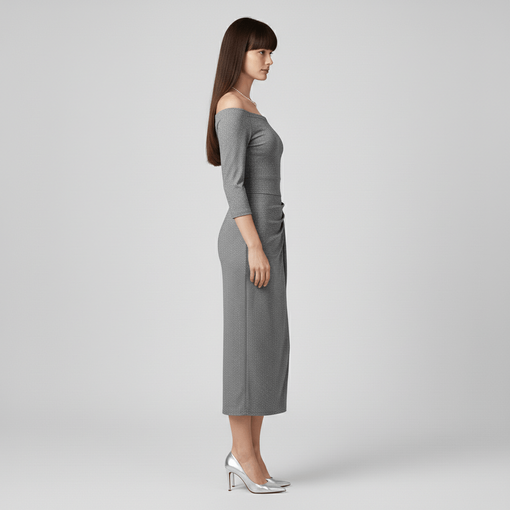 Keri Elegant Off-Shoulder Wedding Guest Dress