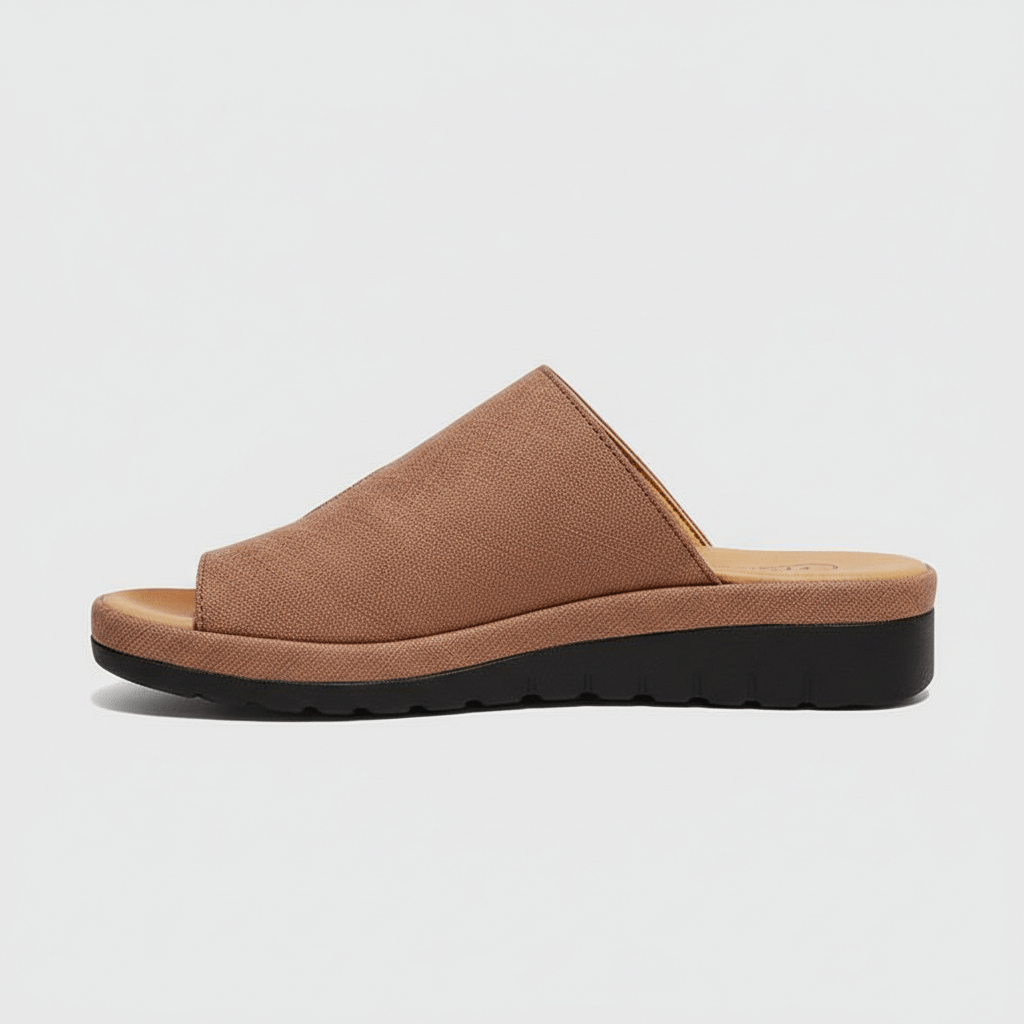 Kira Toe Loop Sandals Slip On Platform Sandals