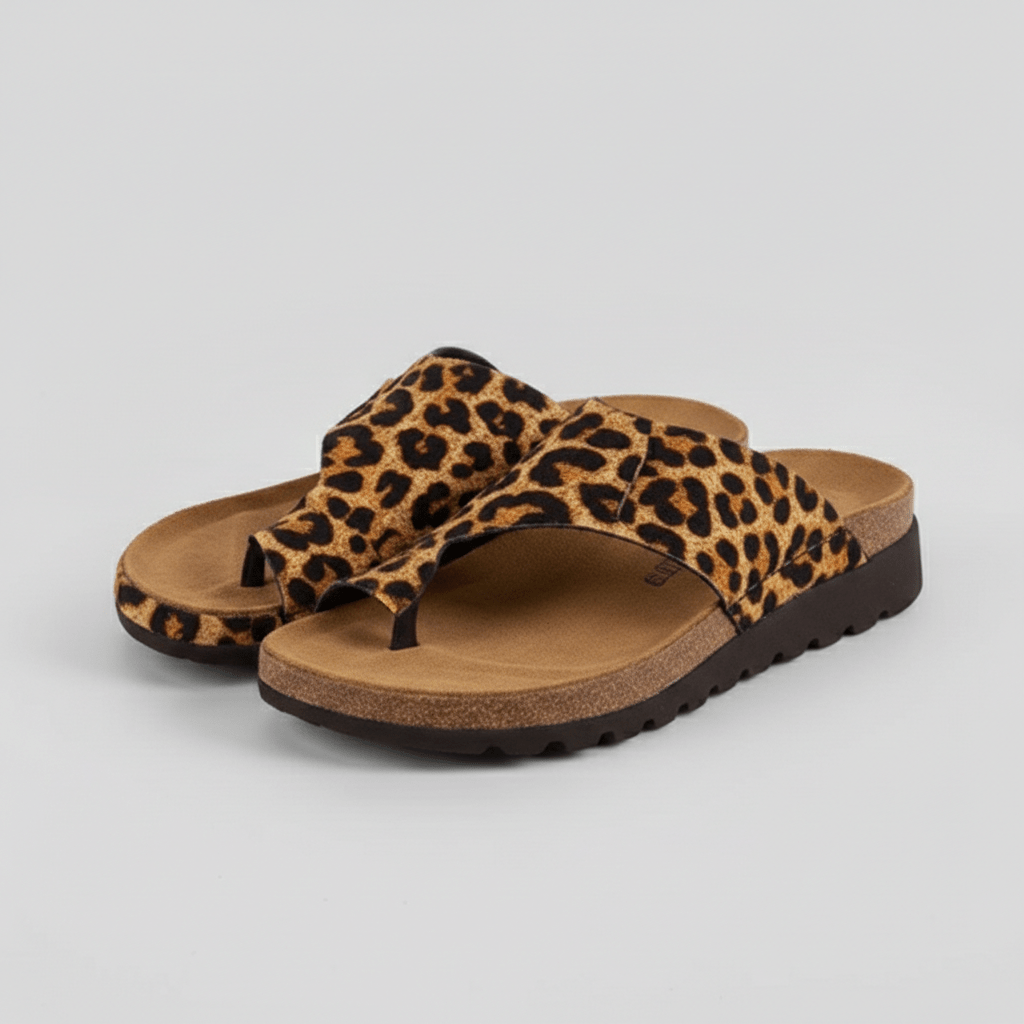 Kira Toe Loop Sandals Slip On Platform Sandals